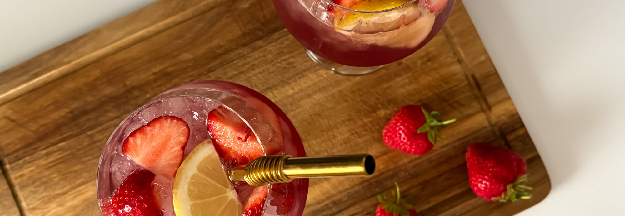 Erbeer-Limocello Spritz 🍓🍋 - KNYG - Straws with a Twist