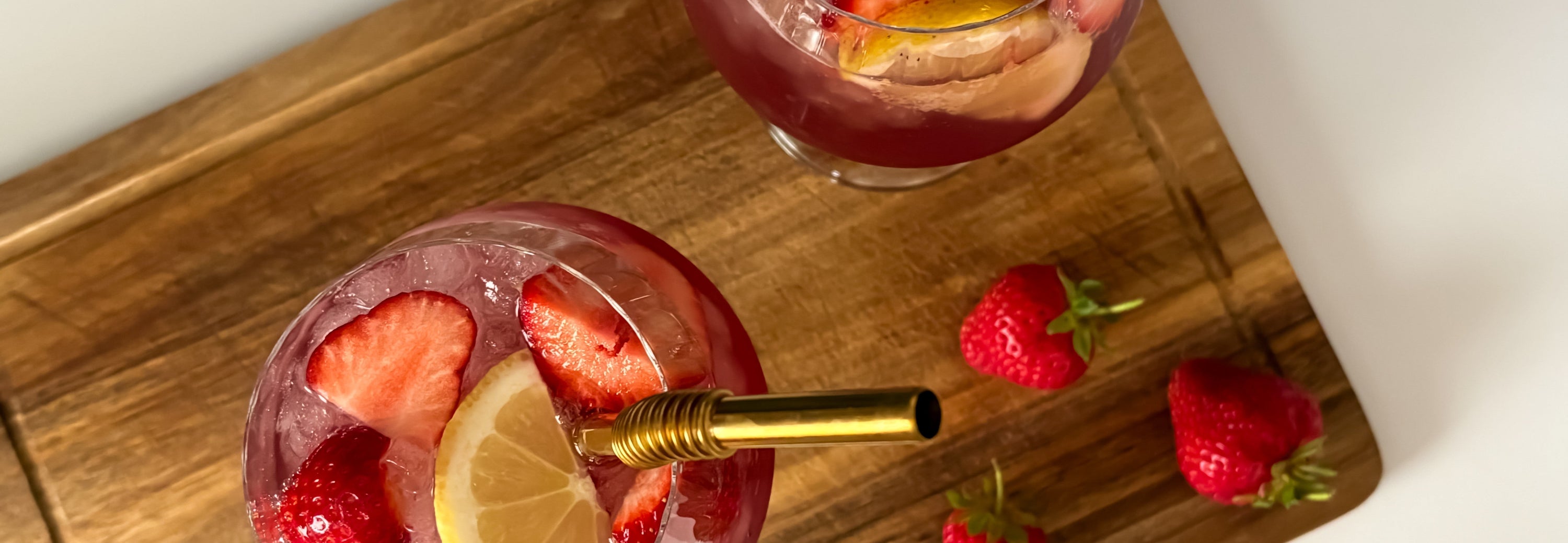 Erbeer-Limocello Spritz 🍓🍋 - KNYG - Straws with a Twist