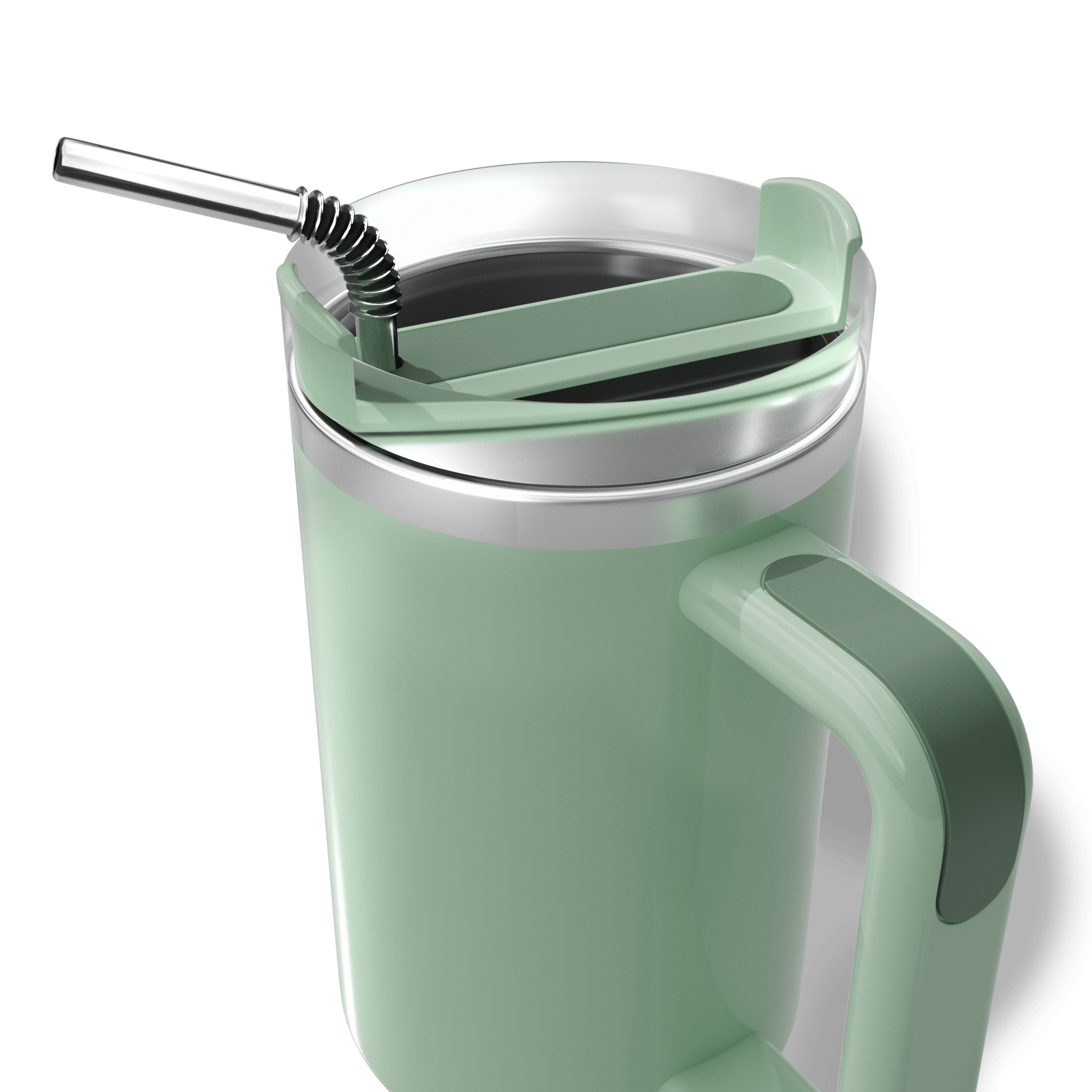 2er Set – 32 cm Halm für deinen Trend - Becher - KNYG - Straws with a Twist