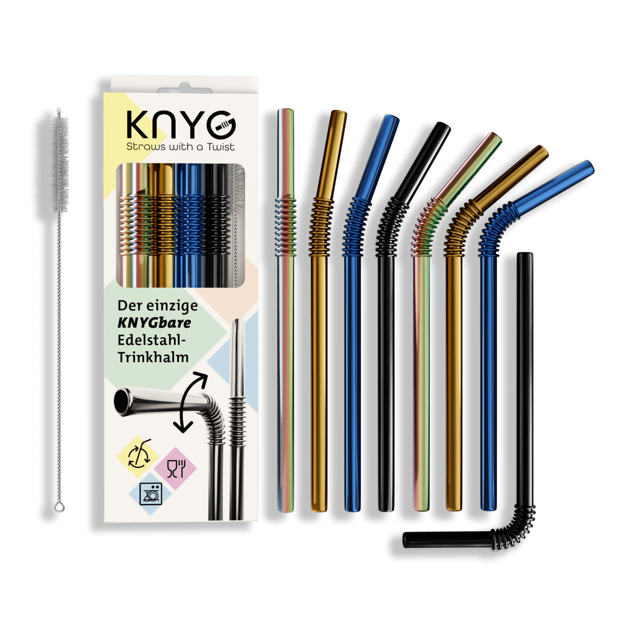 Color Mix Edition - Aurora Colors - KNYG - Straws with a Twist