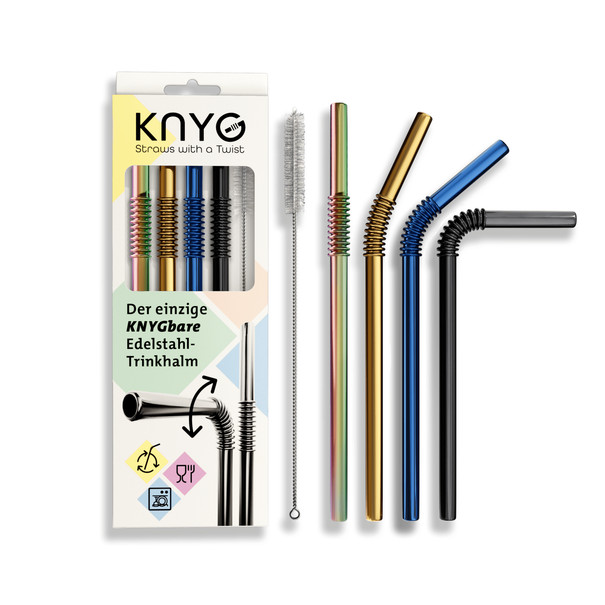 Color Mix Edition - Aurora Colors - KNYG - Straws with a Twist