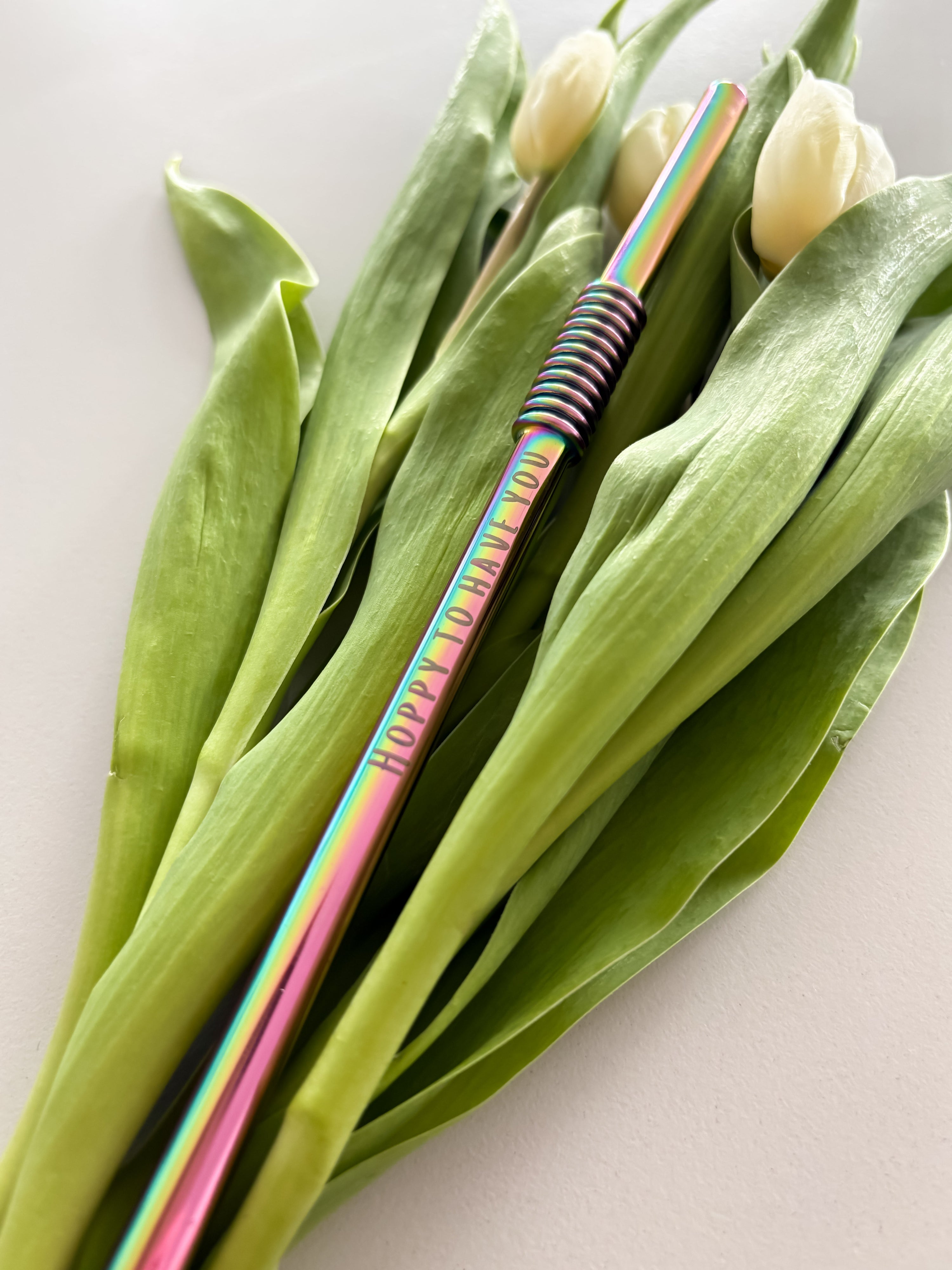 Osteredition - 4er Set KNYGbare Trinkhalme 22cm - KNYG - Straws with a Twist