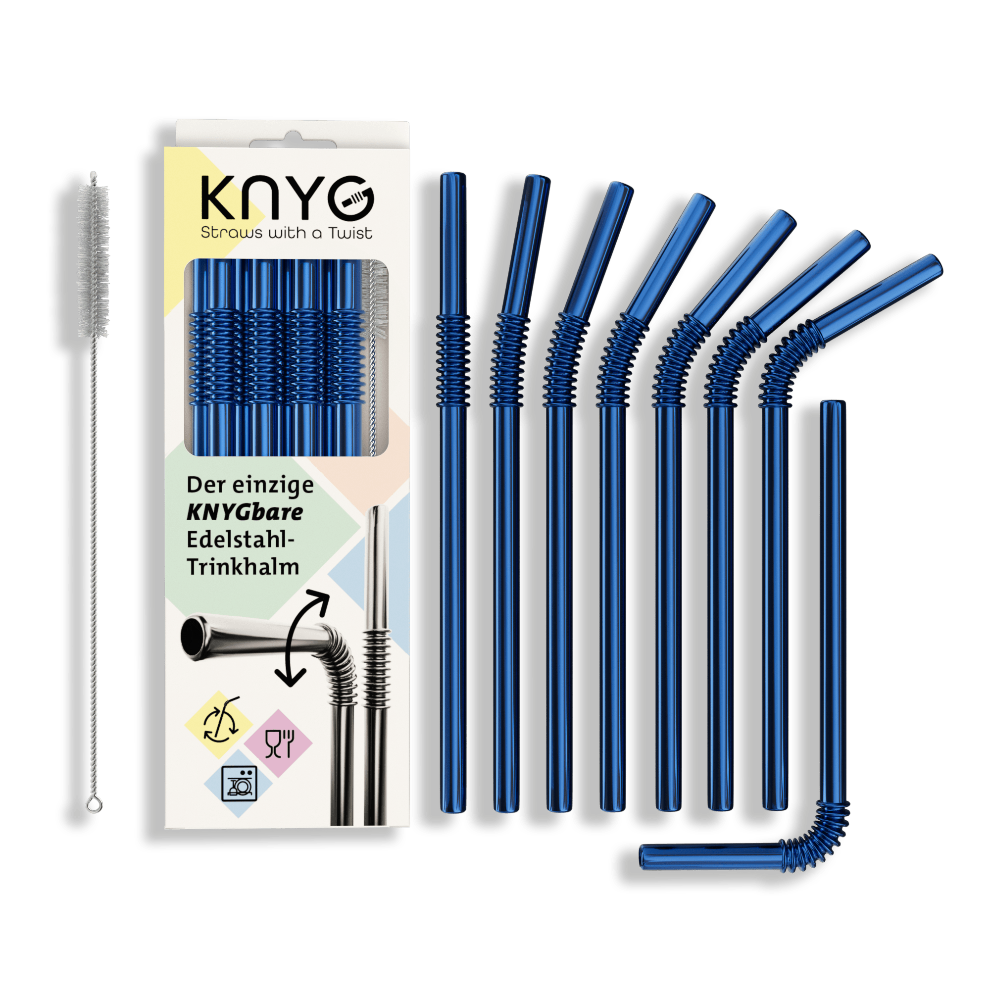 Summer Edition: Ocean Breeze 22cm - KNYG - Straws with a Twist