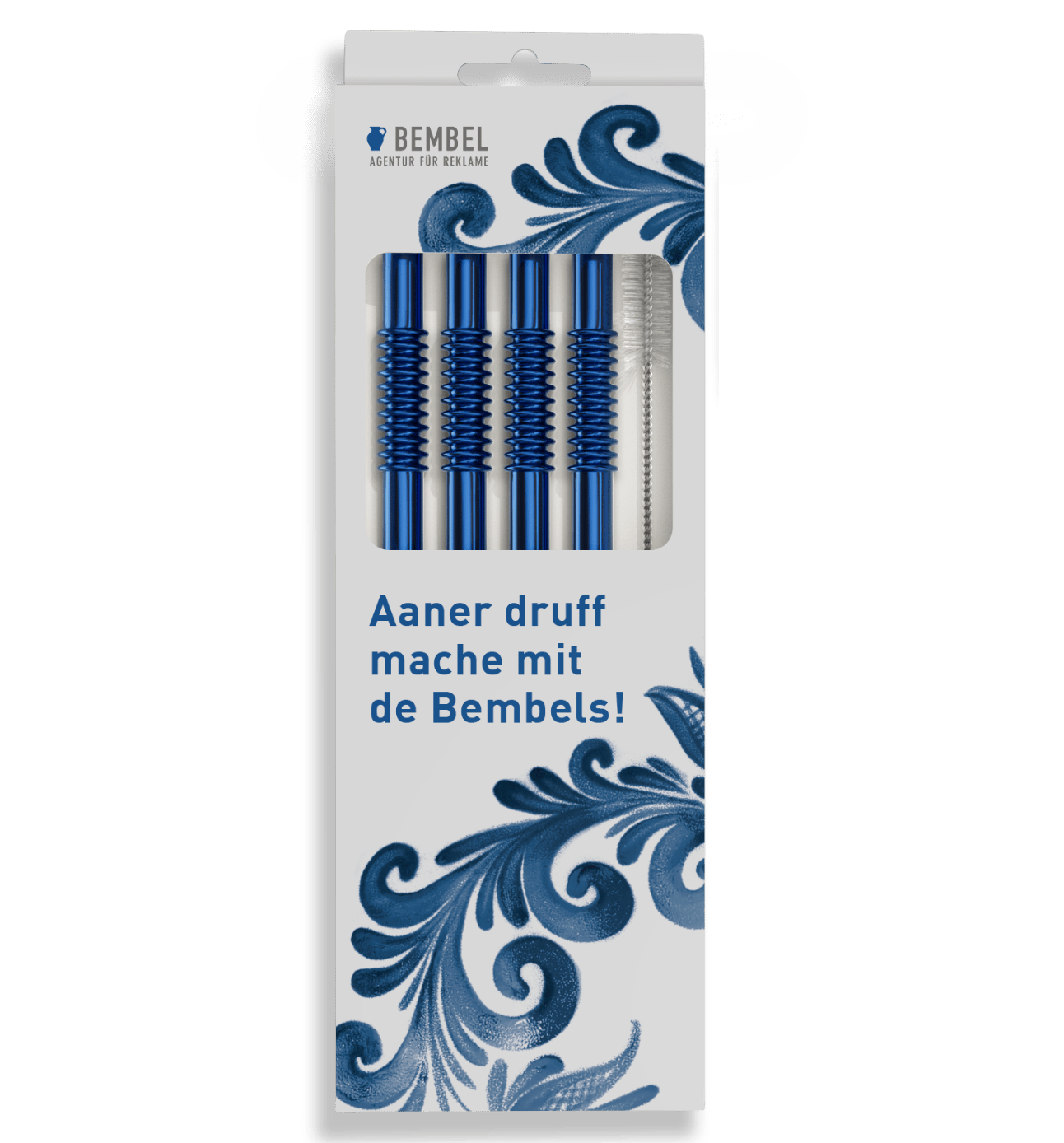 Trinkhalme in der Faltschachtel - KNYG - Straws with a Twist