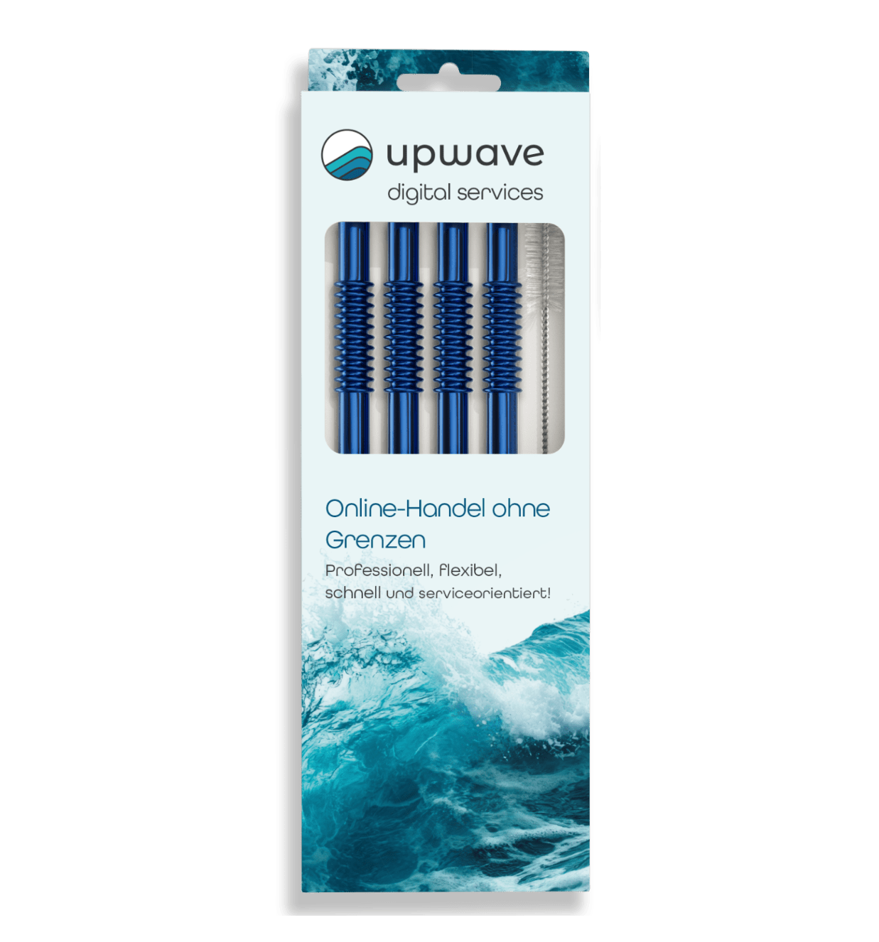 Trinkhalme in der Faltschachtel - KNYG - Straws with a Twist